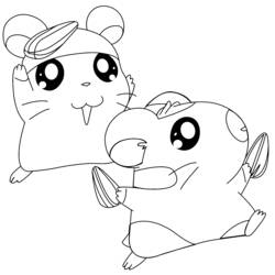 Malvorlage: Hamtaro (Karikaturen) #40063 - Kostenlose Malvorlagen zum Ausdrucken