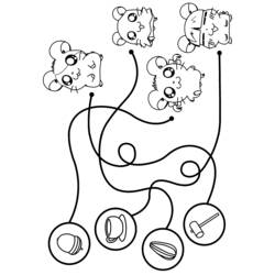 Malvorlage: Hamtaro (Karikaturen) #40093 - Kostenlose Malvorlagen zum Ausdrucken