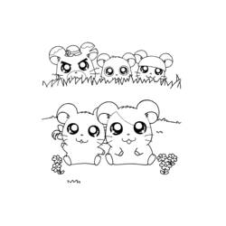 Malvorlage: Hamtaro (Karikaturen) #40124 - Kostenlose Malvorlagen zum Ausdrucken