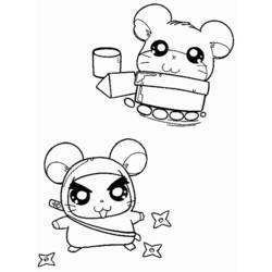 Malvorlage: Hamtaro (Karikaturen) #40129 - Kostenlose Malvorlagen zum Ausdrucken