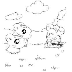 Malvorlage: Hamtaro (Karikaturen) #40196 - Kostenlose Malvorlagen zum Ausdrucken