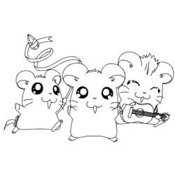 Malvorlage: Hamtaro (Karikaturen) #40216 - Kostenlose Malvorlagen zum Ausdrucken