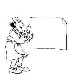 Malvorlage: Inspektor Gadget (Karikaturen) #38890 - Kostenlose Malvorlagen zum Ausdrucken