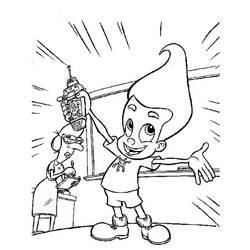 Malvorlage: Jimmy Neutron (Karikaturen) #48892 - Kostenlose Malvorlagen zum Ausdrucken
