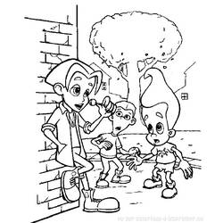 Malvorlage: Jimmy Neutron (Karikaturen) #48893 - Kostenlose Malvorlagen zum Ausdrucken