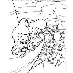 Malvorlage: Jimmy Neutron (Karikaturen) #48897 - Kostenlose Malvorlagen zum Ausdrucken