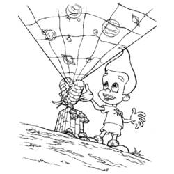 Malvorlage: Jimmy Neutron (Karikaturen) #48914 - Kostenlose Malvorlagen zum Ausdrucken