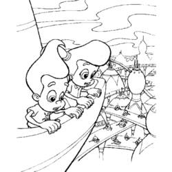 Malvorlage: Jimmy Neutron (Karikaturen) #48920 - Kostenlose Malvorlagen zum Ausdrucken