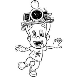 Malvorlage: Jimmy Neutron (Karikaturen) #48930 - Kostenlose Malvorlagen zum Ausdrucken