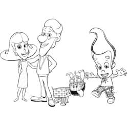Malvorlage: Jimmy Neutron (Karikaturen) #48964 - Kostenlose Malvorlagen zum Ausdrucken