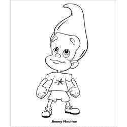 Malvorlage: Jimmy Neutron (Karikaturen) #49016 - Kostenlose Malvorlagen zum Ausdrucken