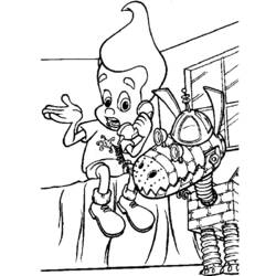 Malvorlage: Jimmy Neutron (Karikaturen) #49030 - Kostenlose Malvorlagen zum Ausdrucken
