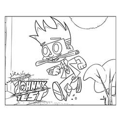 Malvorlage: Jonny Test (Karikaturen) #34991 - Kostenlose Malvorlagen zum Ausdrucken