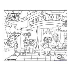 Malvorlage: Jonny Test (Karikaturen) #35002 - Kostenlose Malvorlagen zum Ausdrucken
