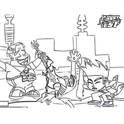 Malvorlage: Jonny Test (Karikaturen) #35014 - Kostenlose Malvorlagen zum Ausdrucken