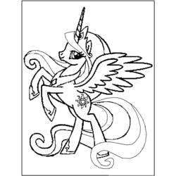 Malvorlage: Kleines Pony (Karikaturen) #41858 - Kostenlose Malvorlagen zum Ausdrucken