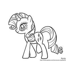 Malvorlage: Kleines Pony (Karikaturen) #41859 - Kostenlose Malvorlagen zum Ausdrucken
