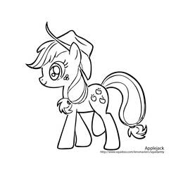 Malvorlage: Kleines Pony (Karikaturen) #41864 - Kostenlose Malvorlagen zum Ausdrucken