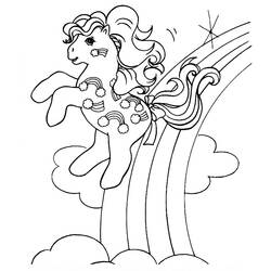 Malvorlage: Kleines Pony (Karikaturen) #41881 - Kostenlose Malvorlagen zum Ausdrucken