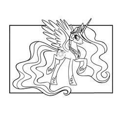 Malvorlage: Kleines Pony (Karikaturen) #41885 - Kostenlose Malvorlagen zum Ausdrucken