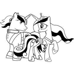 Malvorlage: Kleines Pony (Karikaturen) #41888 - Kostenlose Malvorlagen zum Ausdrucken