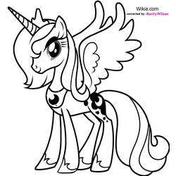 Malvorlage: Kleines Pony (Karikaturen) #41898 - Kostenlose Malvorlagen zum Ausdrucken