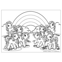 Malvorlage: Kleines Pony (Karikaturen) #41903 - Kostenlose Malvorlagen zum Ausdrucken
