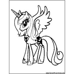 Malvorlage: Kleines Pony (Karikaturen) #41904 - Kostenlose Malvorlagen zum Ausdrucken
