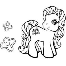 Malvorlage: Kleines Pony (Karikaturen) #41907 - Kostenlose Malvorlagen zum Ausdrucken
