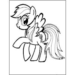 Malvorlage: Kleines Pony (Karikaturen) #41912 - Kostenlose Malvorlagen zum Ausdrucken