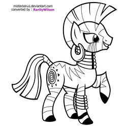 Malvorlage: Kleines Pony (Karikaturen) #41915 - Kostenlose Malvorlagen zum Ausdrucken