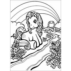 Malvorlage: Kleines Pony (Karikaturen) #41920 - Kostenlose Malvorlagen zum Ausdrucken