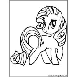 Malvorlage: Kleines Pony (Karikaturen) #41941 - Kostenlose Malvorlagen zum Ausdrucken