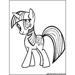 Malvorlage: Kleines Pony (Karikaturen) #41946 - Kostenlose Malvorlagen zum Ausdrucken