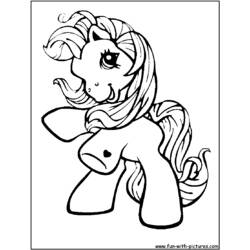 Malvorlage: Kleines Pony (Karikaturen) #41961 - Kostenlose Malvorlagen zum Ausdrucken