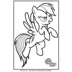 Malvorlage: Kleines Pony (Karikaturen) #41969 - Kostenlose Malvorlagen zum Ausdrucken