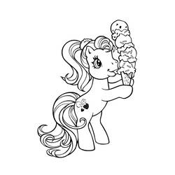 Malvorlage: Kleines Pony (Karikaturen) #41986 - Kostenlose Malvorlagen zum Ausdrucken