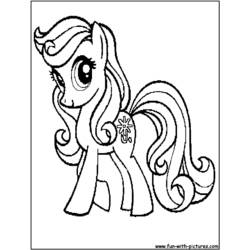 Malvorlage: Kleines Pony (Karikaturen) #41999 - Kostenlose Malvorlagen zum Ausdrucken