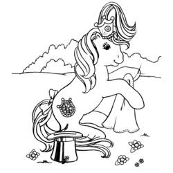 Malvorlage: Kleines Pony (Karikaturen) #42007 - Kostenlose Malvorlagen zum Ausdrucken