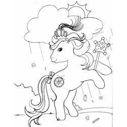 Malvorlage: Kleines Pony (Karikaturen) #42009 - Kostenlose Malvorlagen zum Ausdrucken