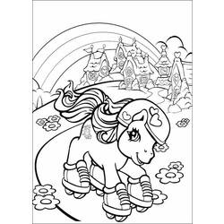 Malvorlage: Kleines Pony (Karikaturen) #42031 - Kostenlose Malvorlagen zum Ausdrucken