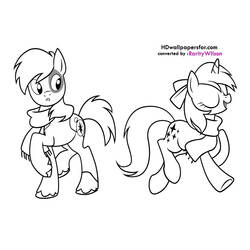 Malvorlage: Kleines Pony (Karikaturen) #42039 - Kostenlose Malvorlagen zum Ausdrucken