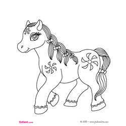 Malvorlage: Kleines Pony (Karikaturen) #42040 - Kostenlose Malvorlagen zum Ausdrucken