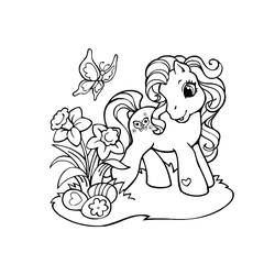 Malvorlage: Kleines Pony (Karikaturen) #42046 - Kostenlose Malvorlagen zum Ausdrucken