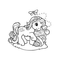 Malvorlage: Kleines Pony (Karikaturen) #42055 - Kostenlose Malvorlagen zum Ausdrucken