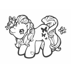 Malvorlage: Kleines Pony (Karikaturen) #42061 - Kostenlose Malvorlagen zum Ausdrucken