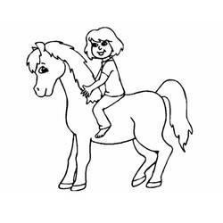 Malvorlage: Kleines Pony (Karikaturen) #42064 - Kostenlose Malvorlagen zum Ausdrucken