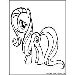 Malvorlage: Kleines Pony (Karikaturen) #42088 - Kostenlose Malvorlagen zum Ausdrucken