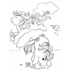 Malvorlage: Kleines Pony (Karikaturen) #42120 - Kostenlose Malvorlagen zum Ausdrucken