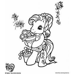 Malvorlage: Kleines Pony (Karikaturen) #42131 - Kostenlose Malvorlagen zum Ausdrucken